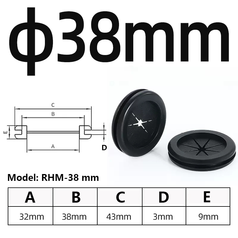 Petal Type Rubber Protective Coil With Card Slot Ring Air Tube O-ring Hole Plug 20-80mm Reserved Sealing Power Distribution Box: pink / 1mm