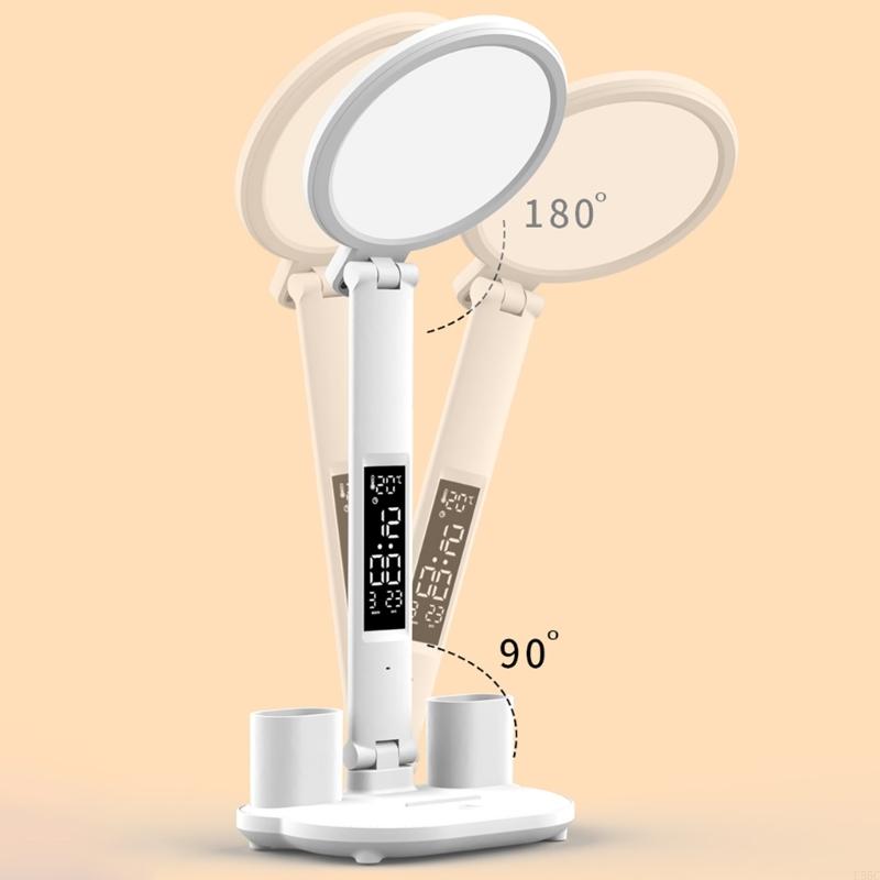 U55C Round LED Desk Lamp Touchable With 3200mAh Rechargeable Battery/USB Charging Table Light For Office And Home