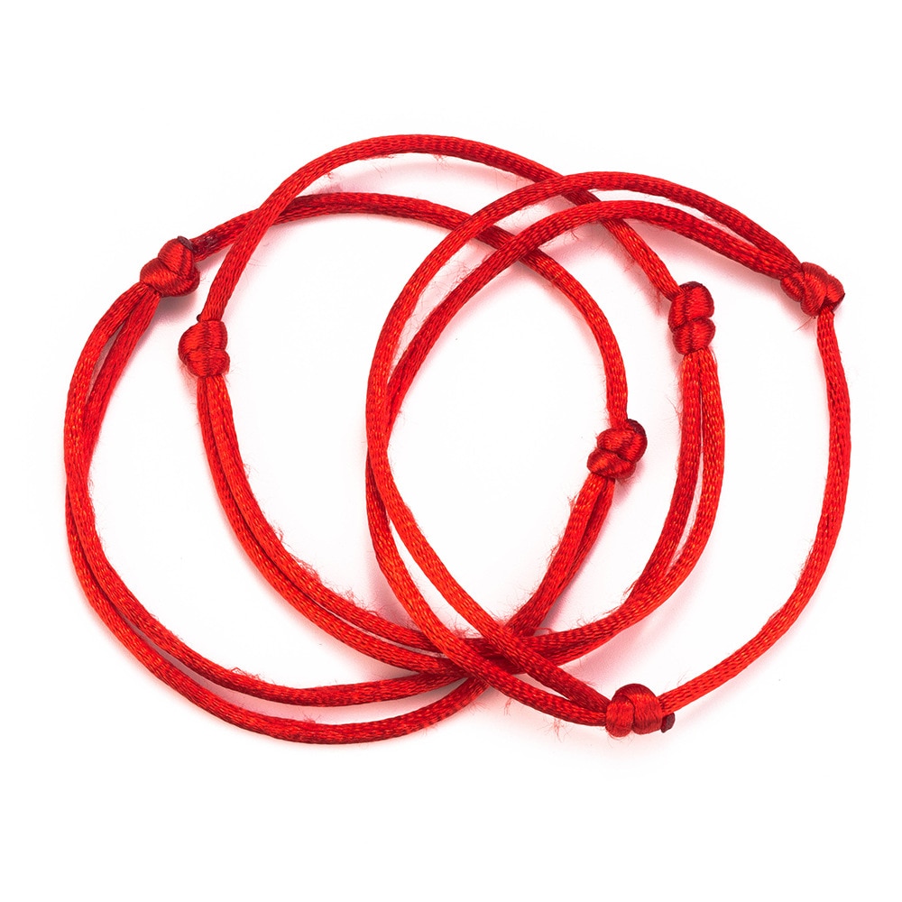 Lucky Red Thread Rope Bracelet For Women Men Couples Handmade Adjustable Bracelets Jewelry Accessories