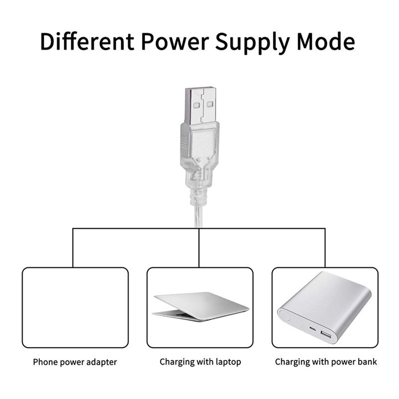 Usb-aangedreven dimbare hollywood led-make-upspiegel met 10w lampen, led-verlichting voor de kaptafel, 3 kleurstanden, l