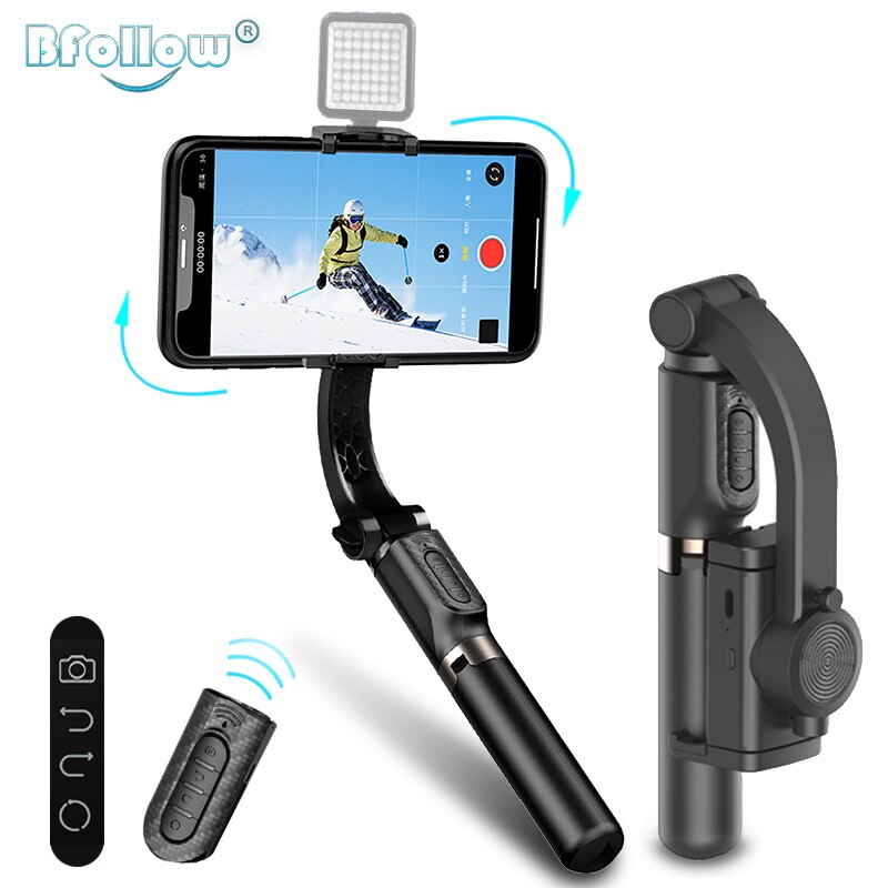 Bfollow Vlog Anti Shake Stabilizer Bluetooth Remote 360 Rotatie Selfie Stick Voor Mobiele Telefoon Camera Iphone Handheld Gimbal