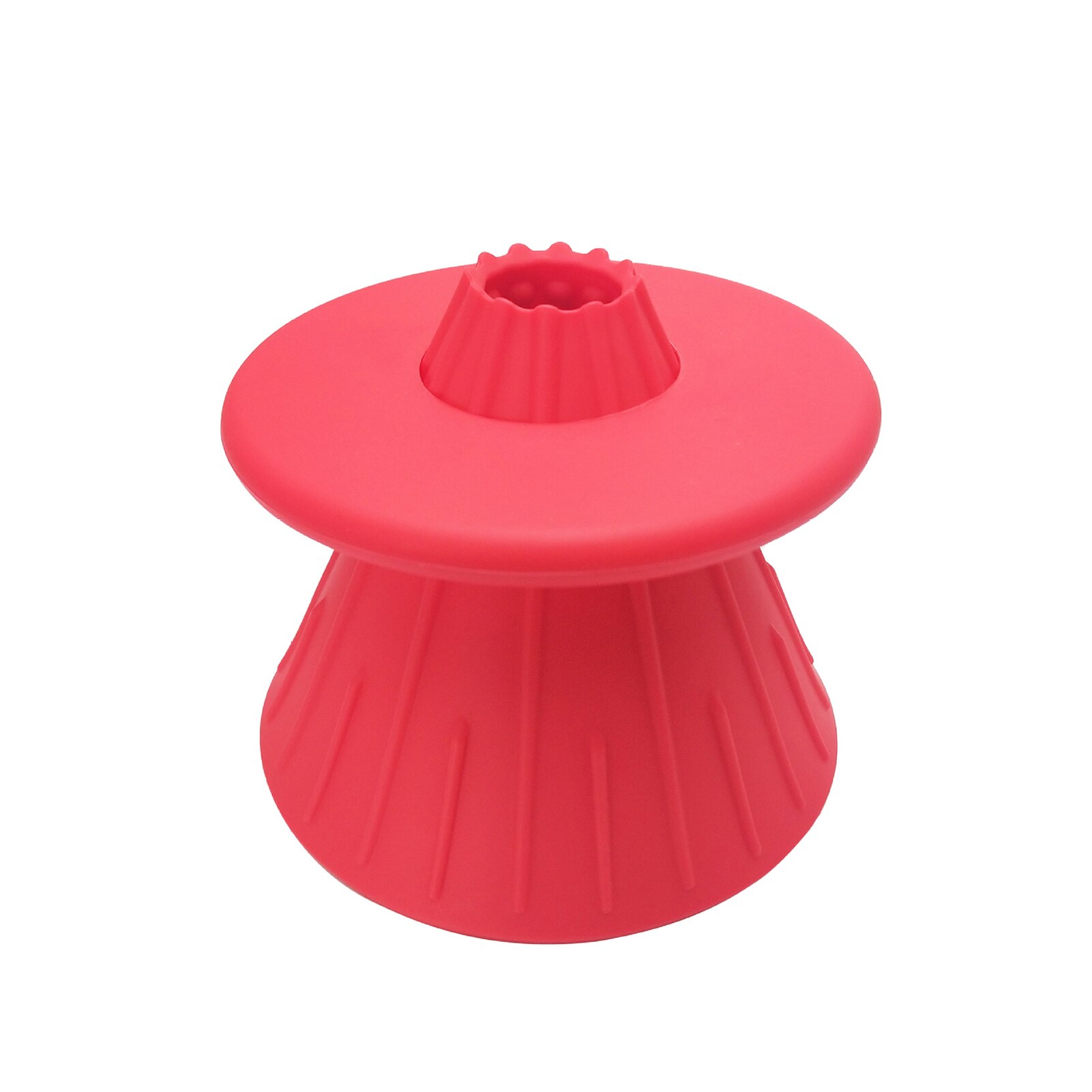 Main café entonnoir réutilisable Silicone café filtre tasse maison cuisine pour voyage rapide: Red