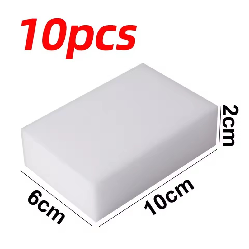 Melaminespons Magische schoonmaaksponzen Gum voor kantoor Keuken Badkamer Magische reiniger Reinigingsgereedschap 10x6x2CM: Army Green