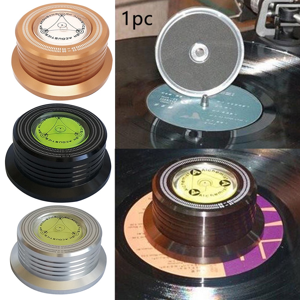 3In1 Metalen Klem Lp Disc Stabilizer Draaitafel Voor Vinyl Draaitafel Trillingen Evenwichtige