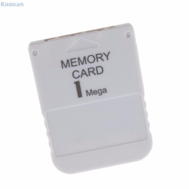 1 Pc PS1 Memory Card 1 Mega Memory Card For Playstation 1 PS1 PSX Game Useful Practical White 1MB