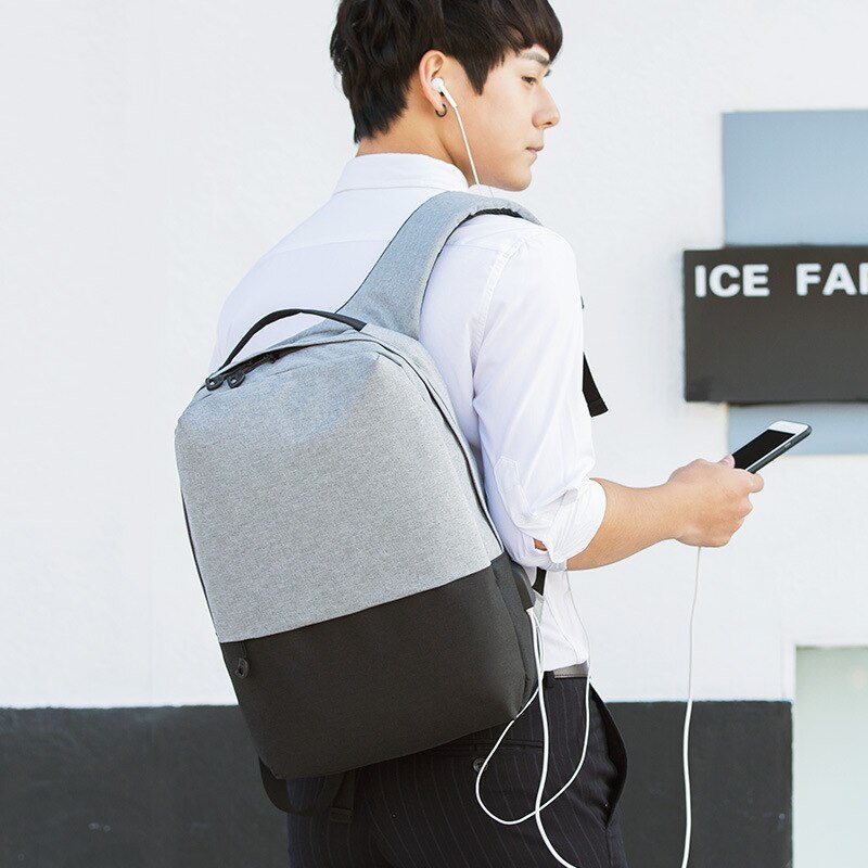 tomtoc 15,6 inch laptop rugzak, 20 liter minimale mannen rugzakken dagrugzak voor werk zakelijke alledaagse, zwart