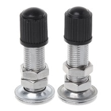 Válvula Schrader ultraligera para bicicleta de montaña y carretera, aleación de Zinc, 31mm, 2 unids/set por juego