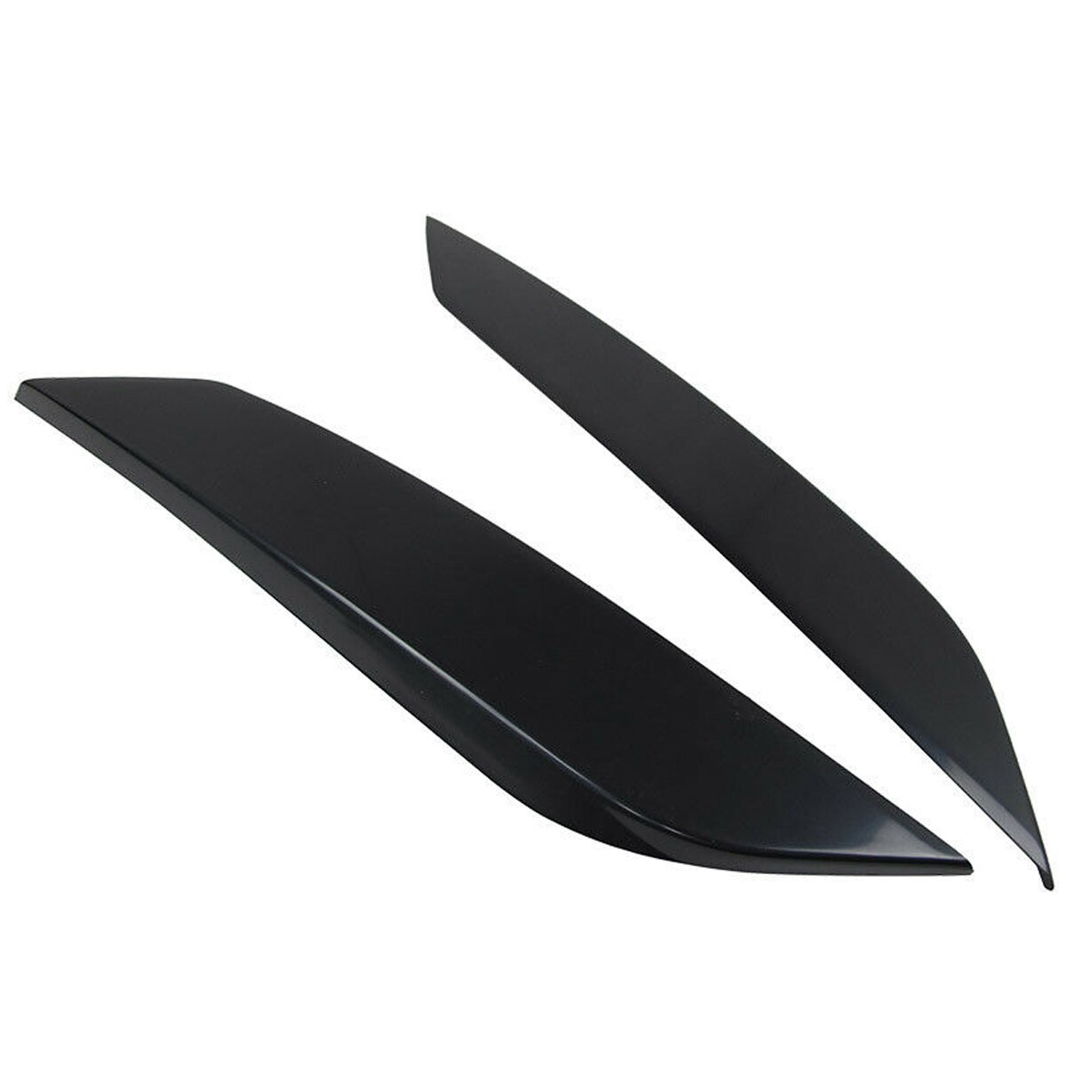 2 Pcs ABS Unpainted Headlight Eyelids Eyebrows Cover Accessories Lamp Hood Sticker For Nissan 350Z 2 Door 03~08