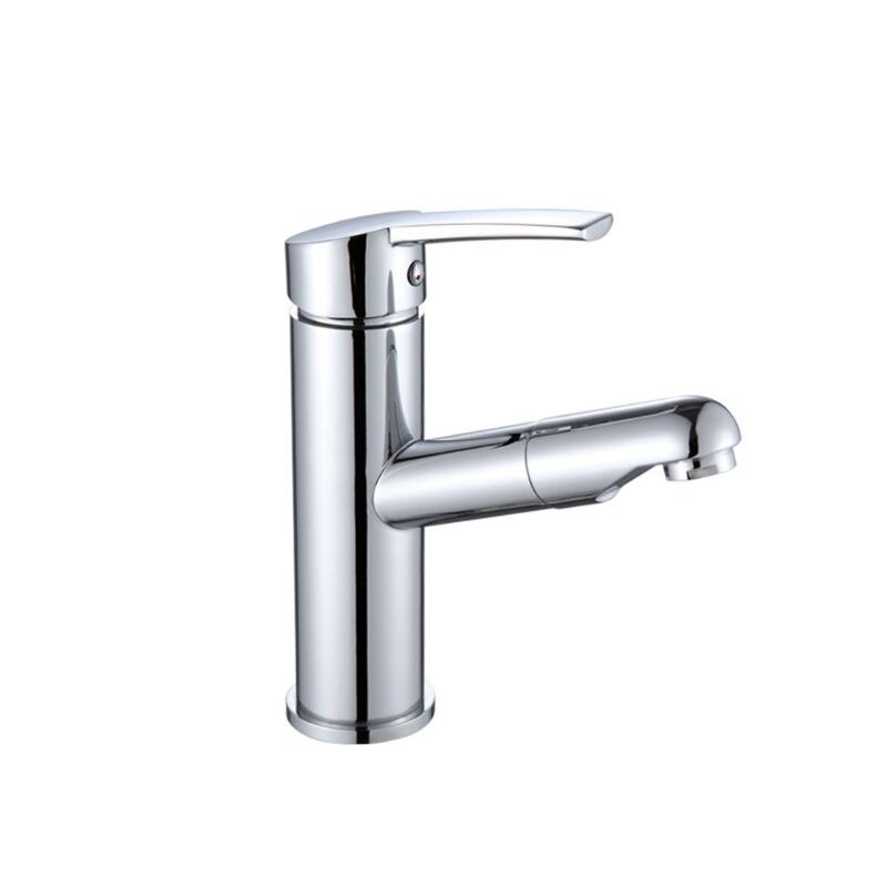 Badeværelse køkkenvask vandhane enkelt håndtag trække spray spray koldt vask 28gf: Sb