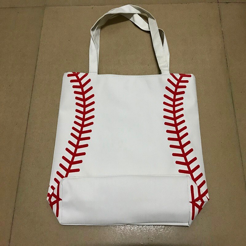 Softball cycling Lady Canvas Bag Shoulder baseball bag Women's Handbag Cute Canva Tote Bag basketball bag