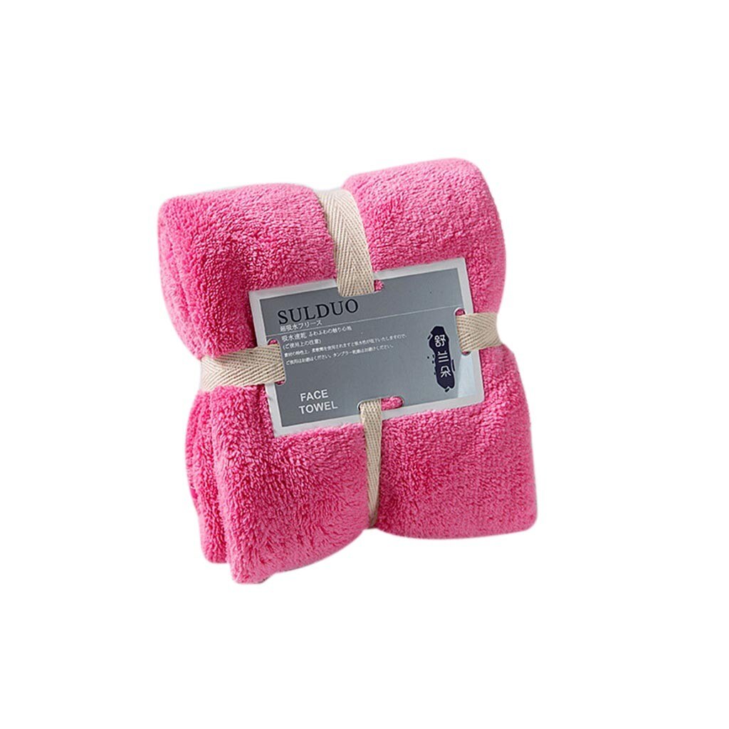 36X80 Cm Zachte Grote Handdoek Gezicht Handdoek-Ideaal Voor Dagelijks Gebruik #13: rose Red 