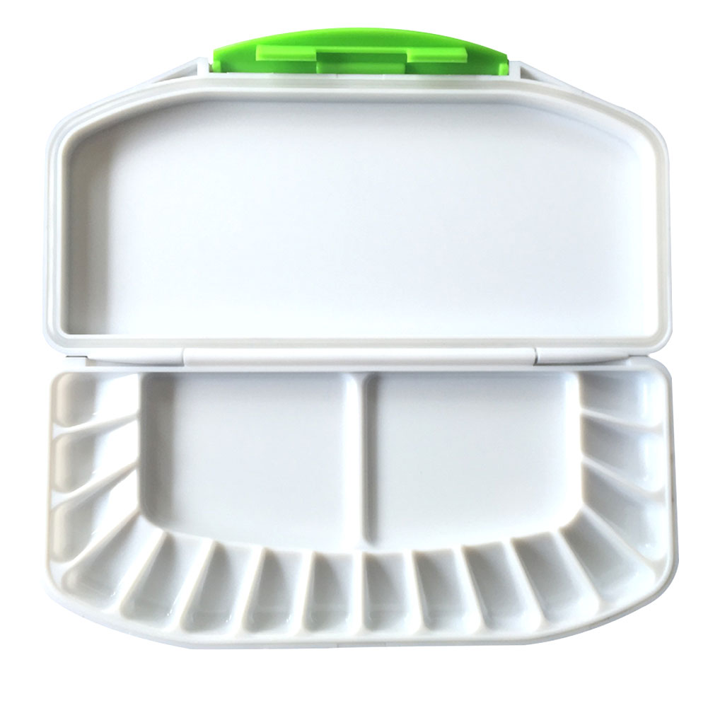 Tekening Kunstenaar Schilderen Kunst Levert Mengen Te Schoon Palet Thuis Olie Aquarel Schijven Abs Duurzaam Exquisite Lade