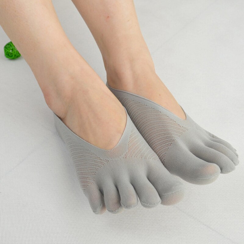 Orthopedic Compression Socks Women's Toe Socks Ultra Low Cut Liner with Gel Tab Breathable In Stock: F