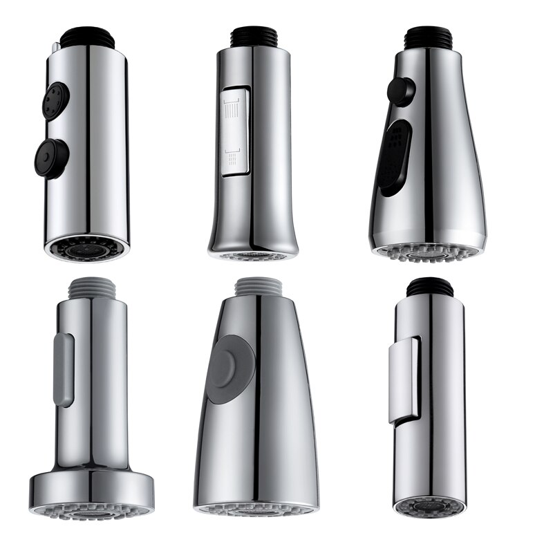 Kitchen Pull Out Faucet Sprayer Nozzle ABS Durable Water Saving Bathroom Basin Sink Shower Spray Head Multifunction Pull Head