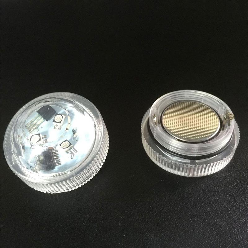 Tauch 3CM Diamant RGB LED-leuchten Wasserdichte Nacht Lampe Fernbedienung Batterie Betrieben Für Vase Party Dekor Lichter