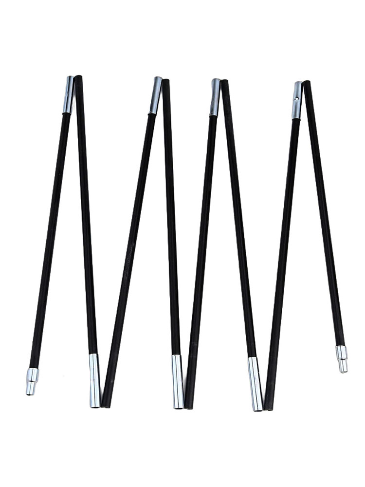 2pcs Aluminum Alloy Tent Poles 10.5-12.8ft Fiberglass Tent Pole Replacement Tent Repair For Hiking Camping Tents Accessories
