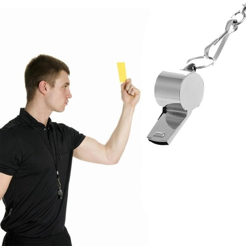 Metal Whistle Referee Sport Rugby Party Training School Survival Outdoor Steel Basketball Cheer Football U7D2