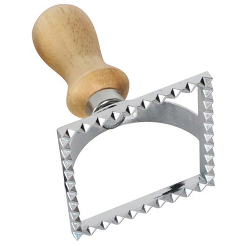 Ravioli Cutter Postzegels, Ronde & Vierkante, Set Van 2