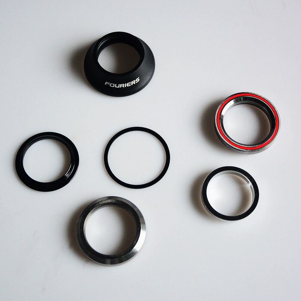 FOURIERS MTB bicicleta de carretera Tapered auriculares lntegrated de 1-1/8 "superior/1-1/8" de fondo