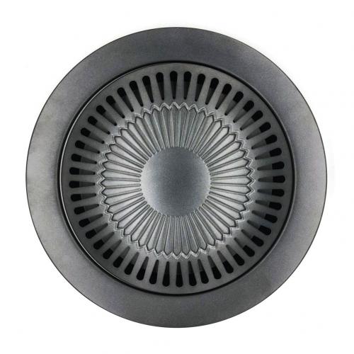 Outdoor Smokeless Non-stick Barbecue Grill Roaster Pan Stove Plate BBQ Cookware: Default Title