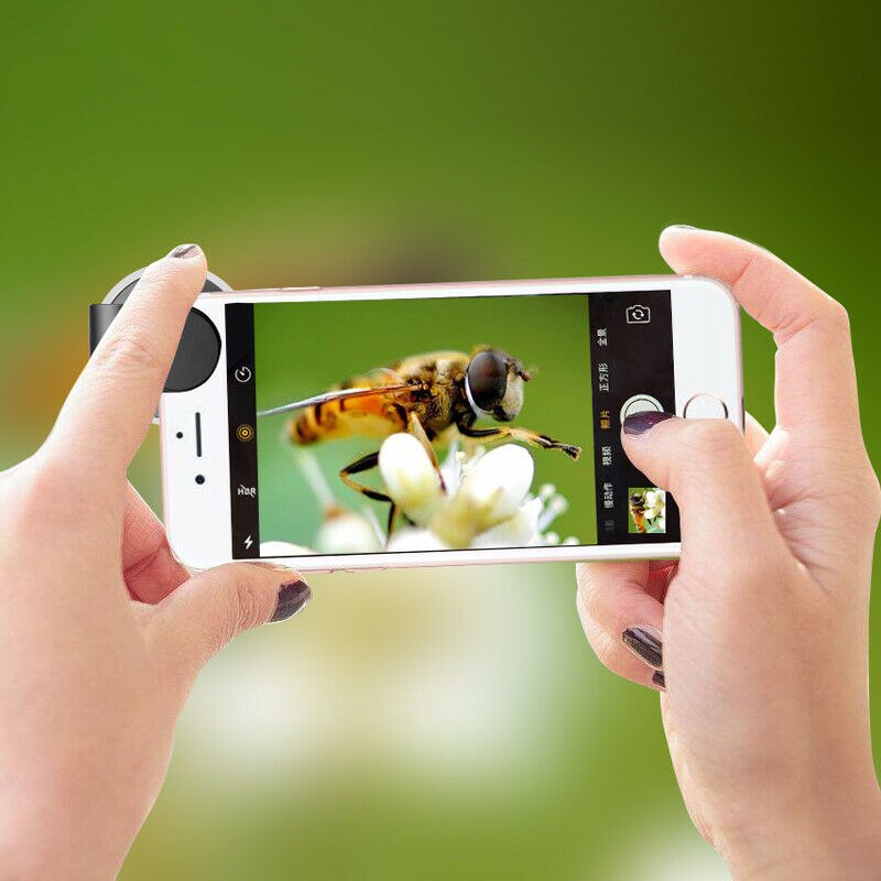 Pholes 4K Hd 25Mm 10X makro zawodowiec obiektyw telefon komórkowy aparat fotograficzny uniwersalny klip