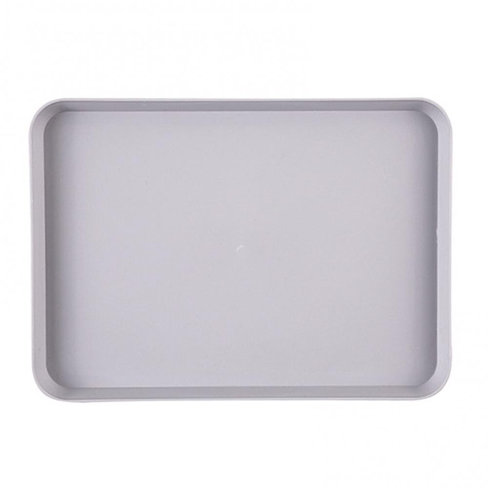 Bandeja Rectangular de plástico para almacenamiento de fruta, suministros de cocina, sencillo, nórdico