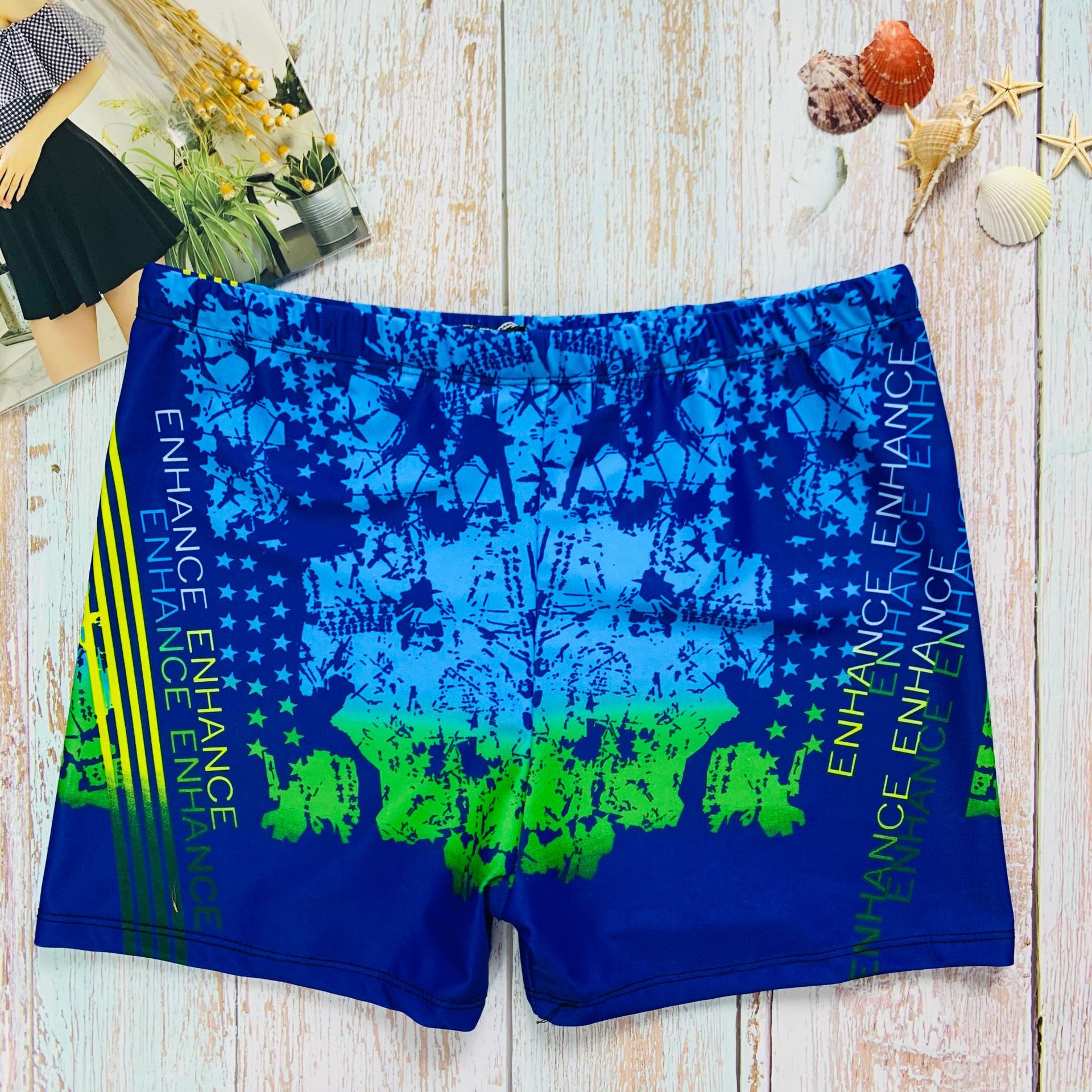Badbyxor för vuxna för badkläder för män snabbtorkande korta baddräkter för män män badshorts strand badkläder spabyxor