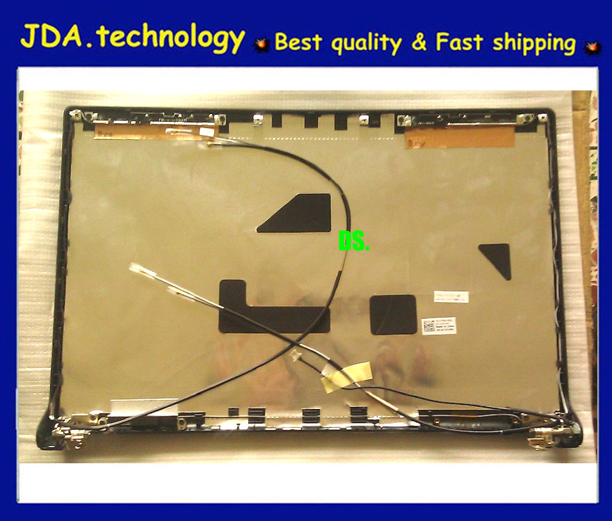 MEIARROW /orig Black Lcd back cover for Dell Studio 1555 1557 1558 Back Cover +hinge set + power button