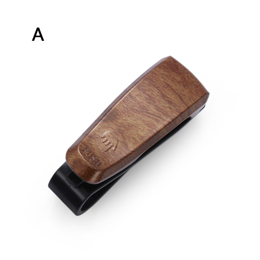 1PC Holz Auto Gläser Halter Für Lesebrille Sonnenbrille Brillen platzierung Auto Fastener Clip Werkzeug 65x25x35mm: 01