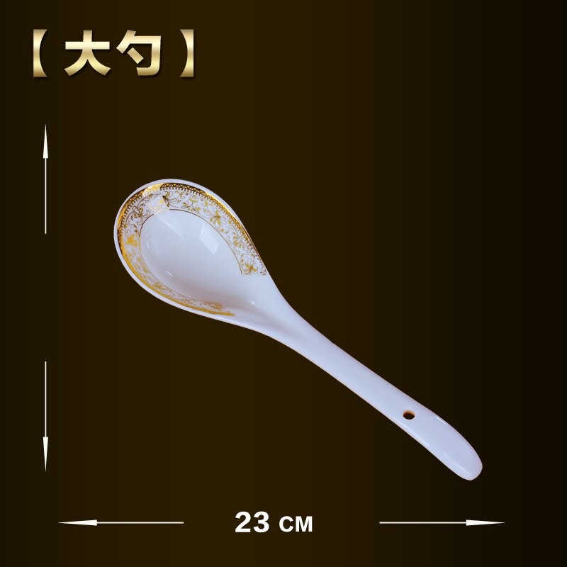 White Ceramic Tableware with Golden Floral Luxury Dinner Set Plates and Dishes Dinnerware Ceramic Bowls and Plates Spoon