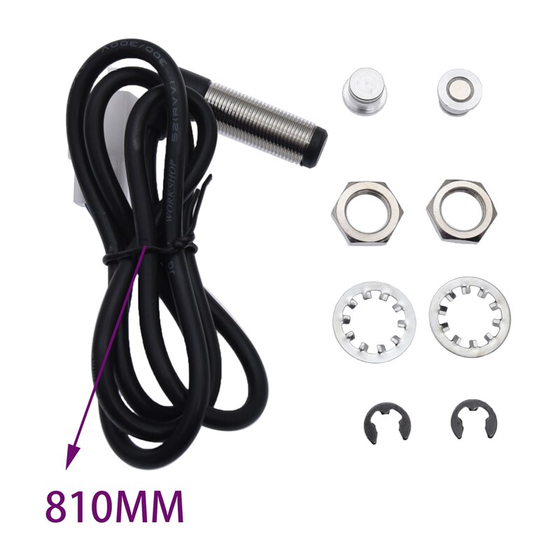 Universal LED LCD Speedometer Digital Backlight Waterproof Odometer Tachometer For Motorcycle 1,2,4 Cylinders YG150-23: sensor