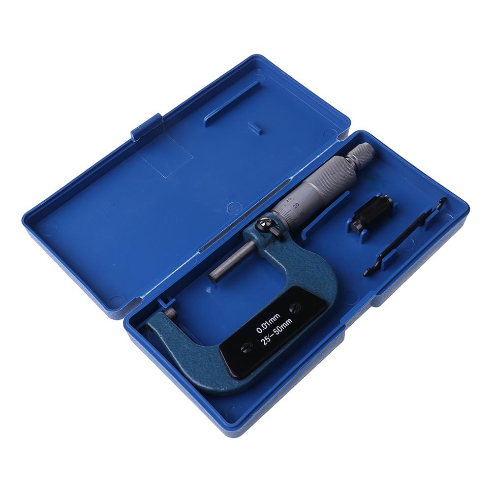 Micrometer 25-50/50-75/75-100mm Metric Carbide Gauge Standards Caliper