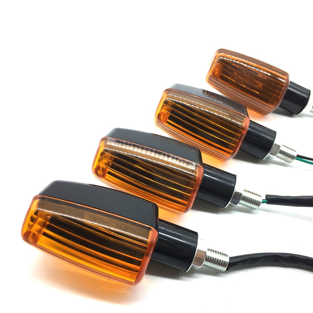 Motorrad Blinker Lichter 4Stck Blinker Birne Bernstein blinken Licht für Honda Kawasaki Suzuki Yamaha Lampe Universal-