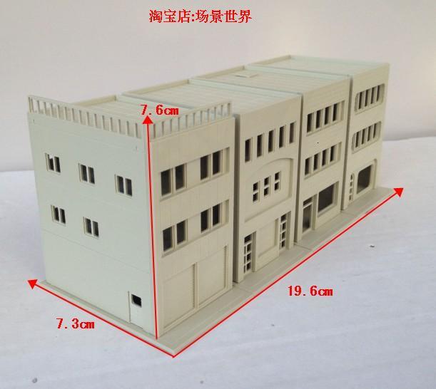 1:150 anteil Harz Modell Szene Layout Japanischen Alte Wohn Gebäude II Straße