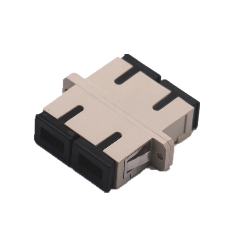 10pcs FTTH Optical Fiber Adapter SC/UPC Multimode Duplex Fiber flange SC-SC UPC Fiber Optic Adapter Connector