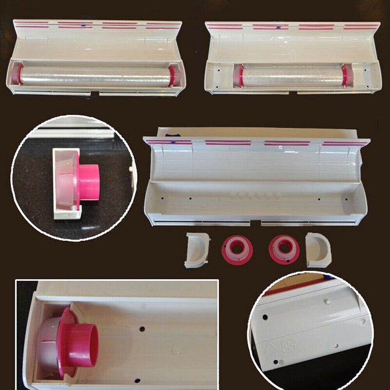 Film plastique distributeur support Cutter emballage alimentaire cuisine alimentaire film plastique s Hold B99