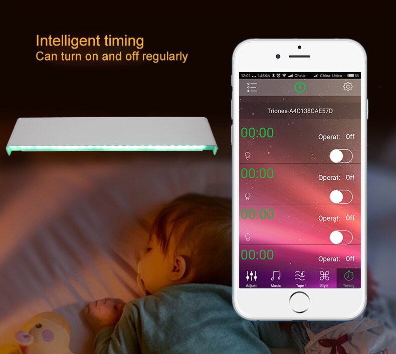 Muur Gemonteerde LED Wandlamp Indoor LED RGB Kleurrijke Verlichting Muurschildering Armatuur Achtergrond Wandlamp voor Thuis Hotel KTV Bar ZBD0001