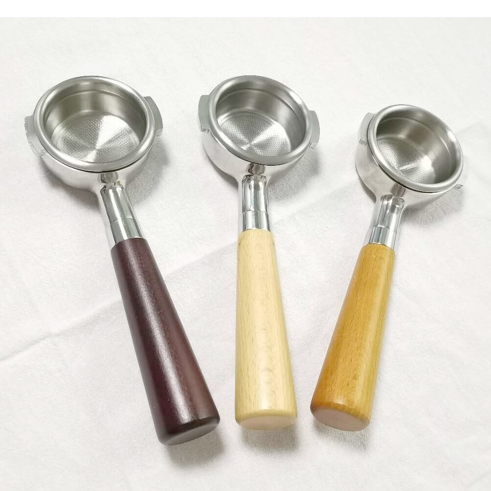 58mm delonghi breville universell kaffe bunnløs portafilter naken bunnløs filterholder trehåndtak til espresso  e61 sett