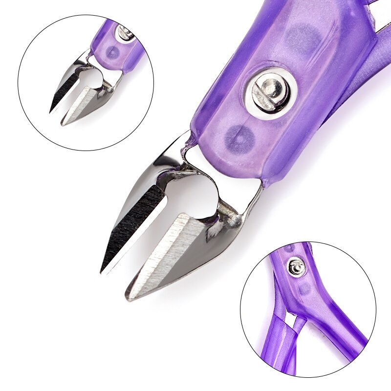 Nipper negle neglebånd cutter rustfrit stål negleklipper manicure værktøj finger & tå negle død hud neglebånd saks