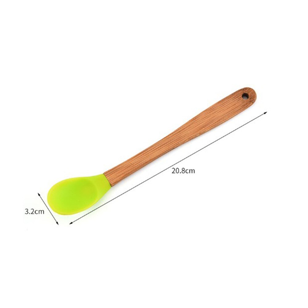 5 Stks/set Cake Siliconen Spatel Set Pastry Brush Lepel Deeg Fondant Boter Non-stick Schraper Koken Bakken Keuken Bbq gereedschap