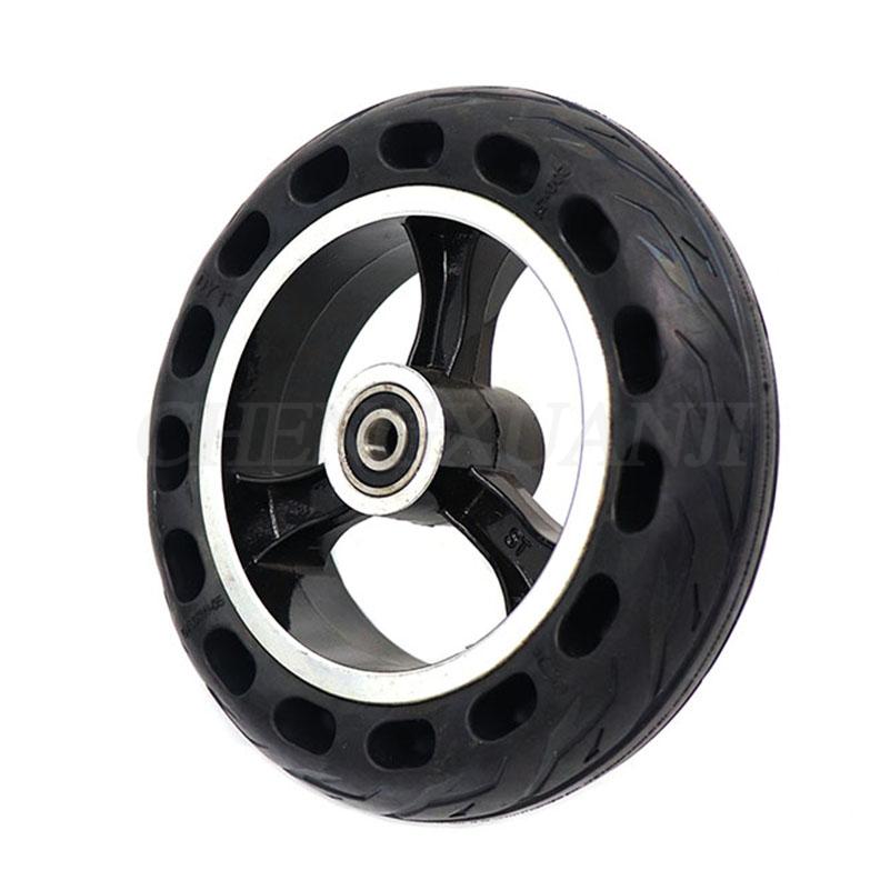 200x50 solid wheel Explosion-proof Electric Bike Scooter tyres 8 inch Motorcycle Solid Tires Bee Hive Holes