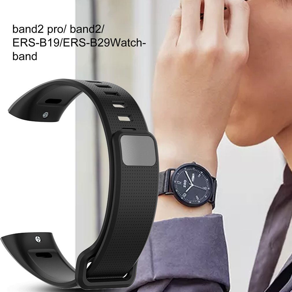 Correa de silicona para Huawei Band 2 Pro B19 B29, pulsera de TPU con correas para Honor Band2/Band2 Pro