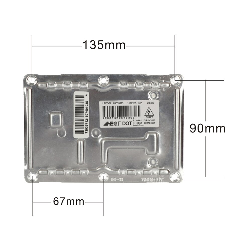 Unidad de Control de faros de xenón, para VW Passat B6, 2006
