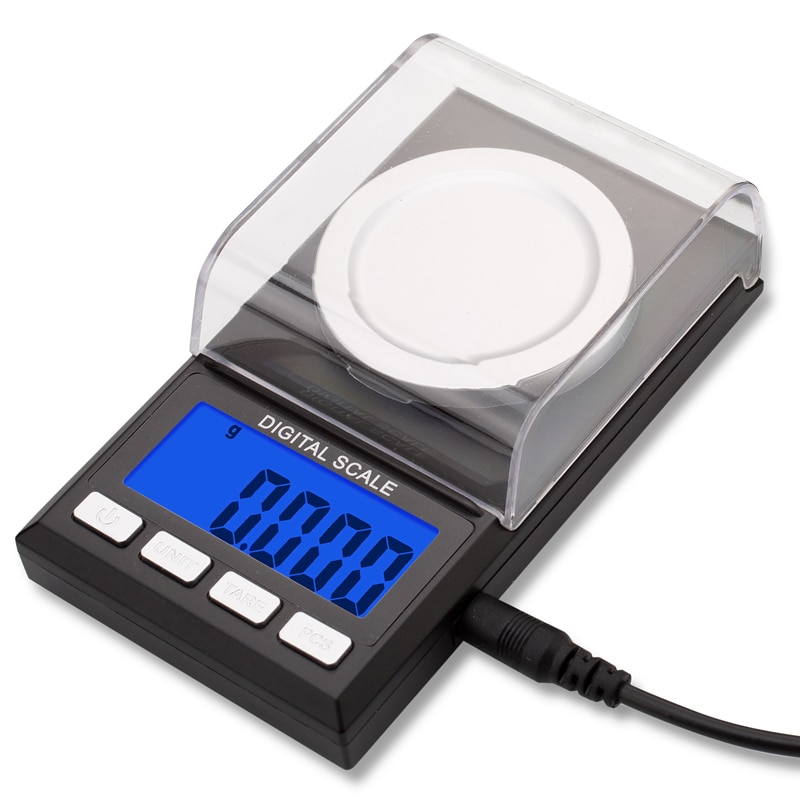 0.001g balances de précision 100g /50g LCD balance numérique pour bijoux diamant or laboratoire médicinal milligramme échelle électronique