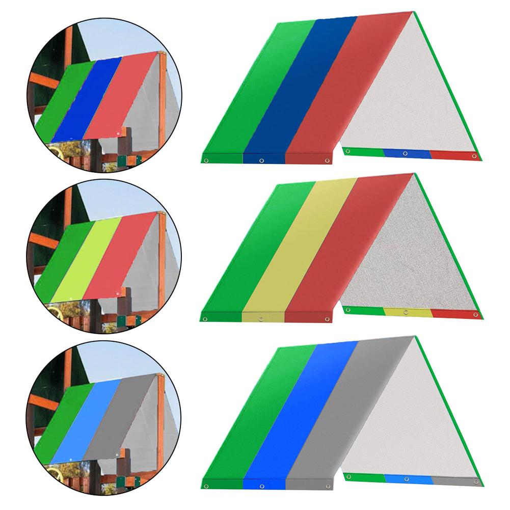 Columpio sombra impermeable dosel del techo jardinería instalaciones Columpio de jardín sombra cubierta toldo de lona para jardín Patio