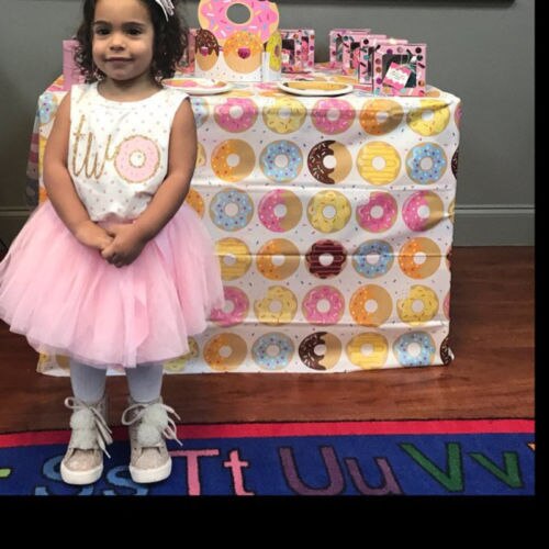 1st 2nd 3rd Third Birthday Donut Polka Dot Dress Girls Toddler Outfits Tutu Dresses Princess Party Dress