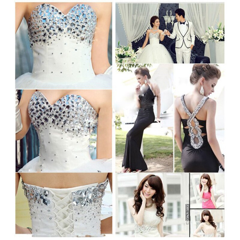 Black AB DMC Hotfix Crystals Rhinestone SS6 SS10 SS16 SS20 SS30 Stones for Garment Decoration Crafts DIY