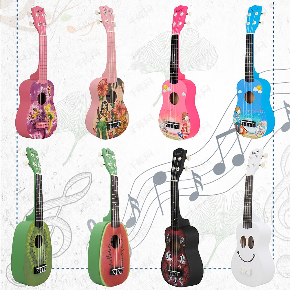 M MBAT-ukelele de tilo de 21 pulgadas para niño, instrumento Musical de 4 cuerdas, guitarra hawaiana, bolsa de ukelele, de Navidad