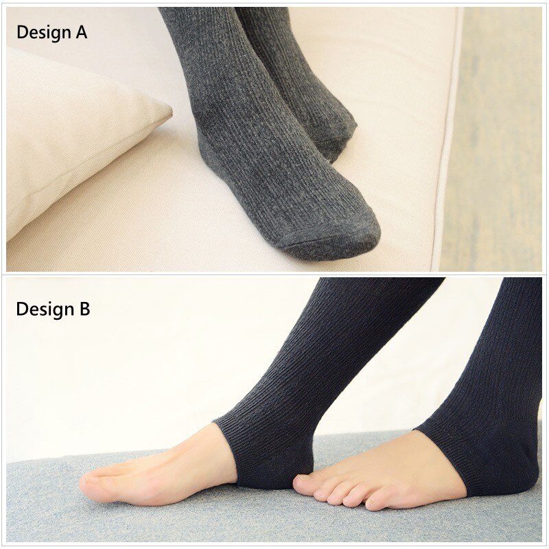 Verdicken warm Twist Gestreiften Frau strumpfhosen Herbst Winter Strumpfhosen Baumwolle gestrickte strümpfe Multi farben Collant Femme Strumpfhose
