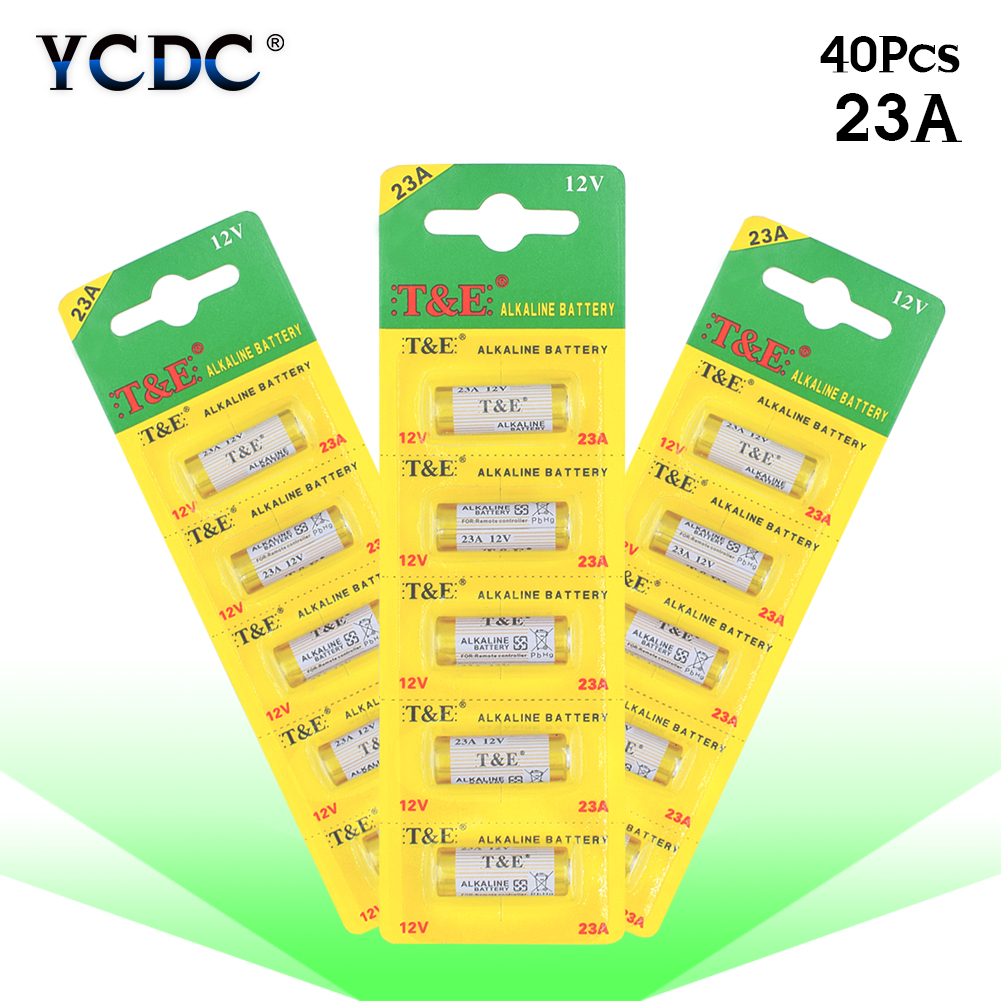 Ersatz 5 x 23A 12V alkalisch Batterien 23AE Frau21 A23 V23GA Batterie Für Fernbedienung Radio: 40 Stck